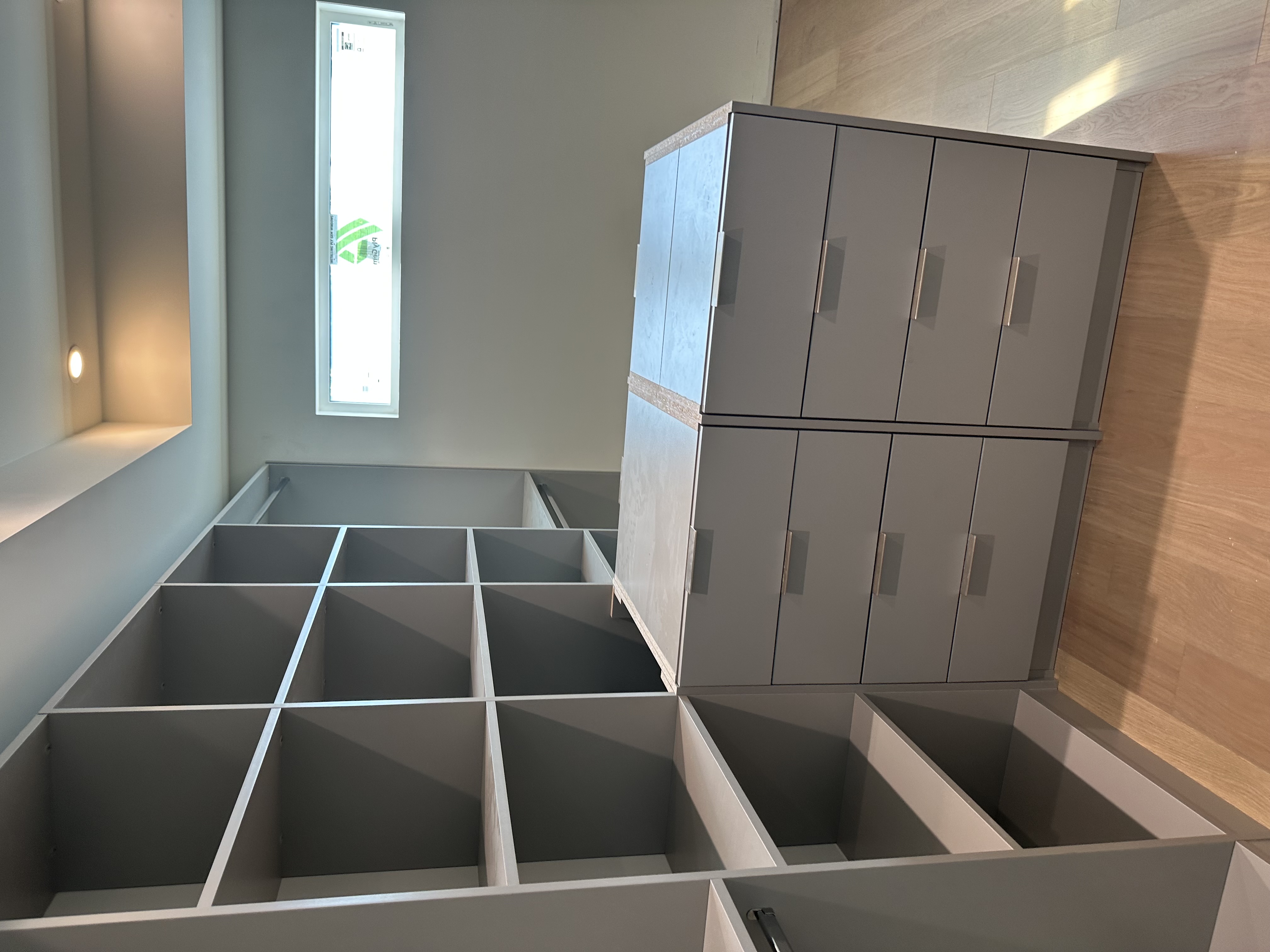 Shelving project in Stony Plain