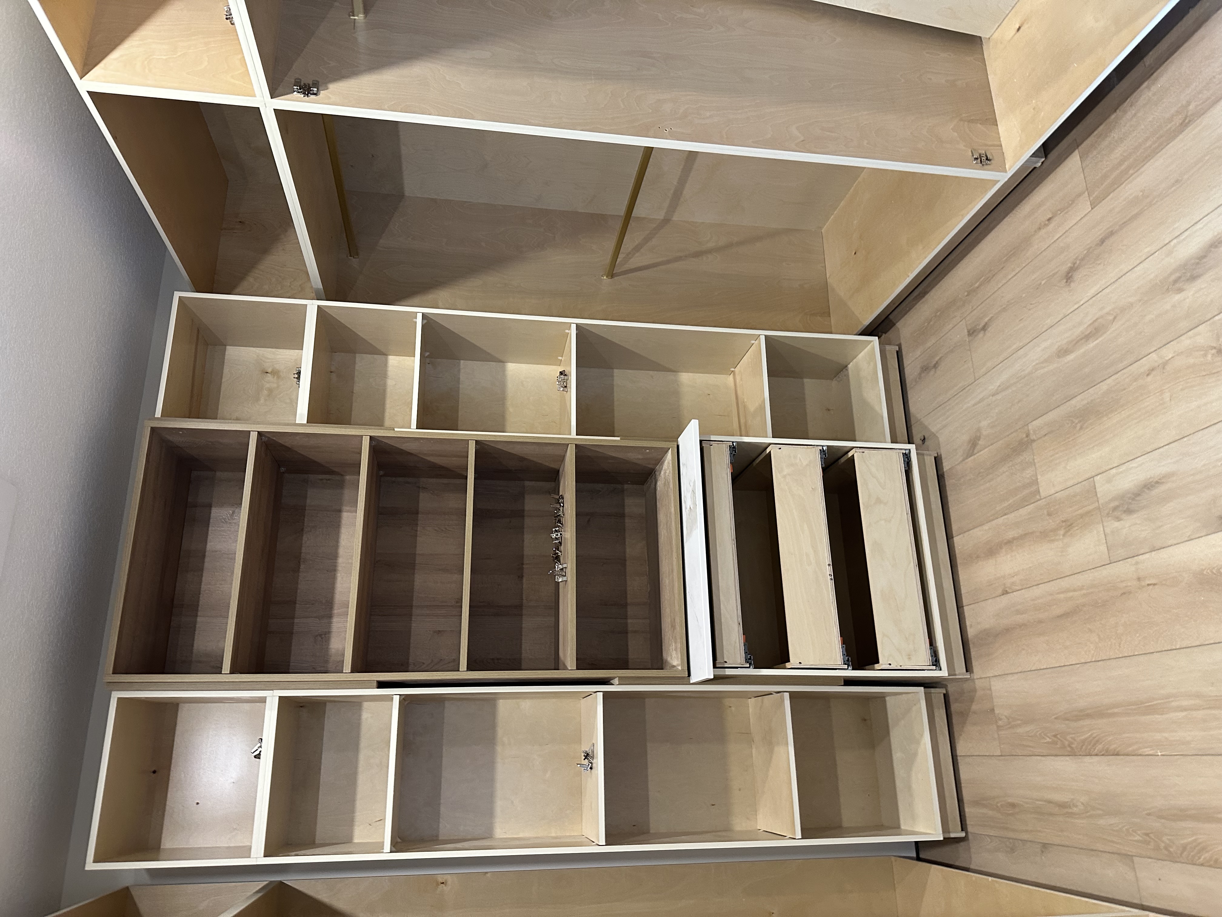 Shelving project in Edmonton