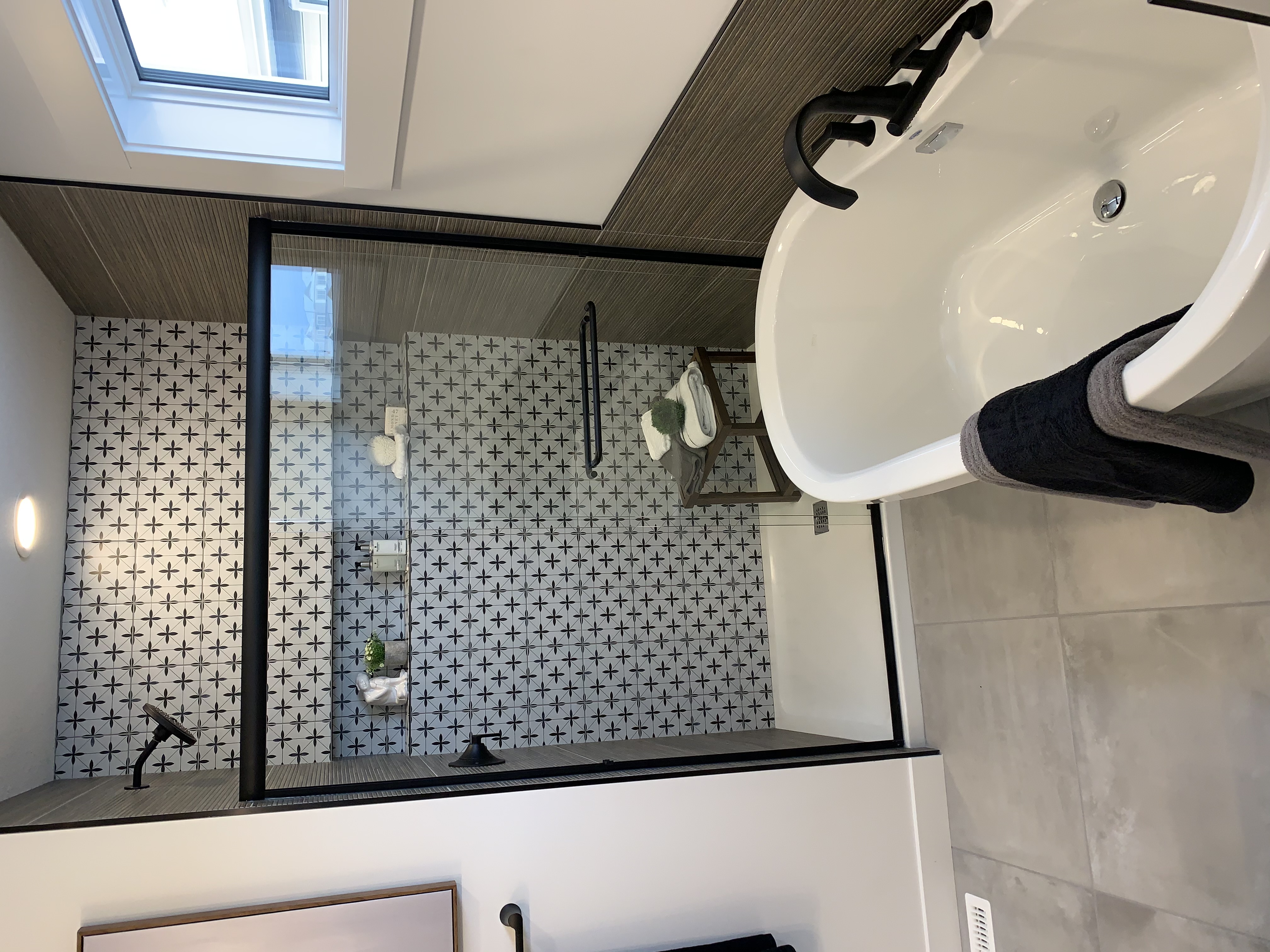 Shower project in Leduc