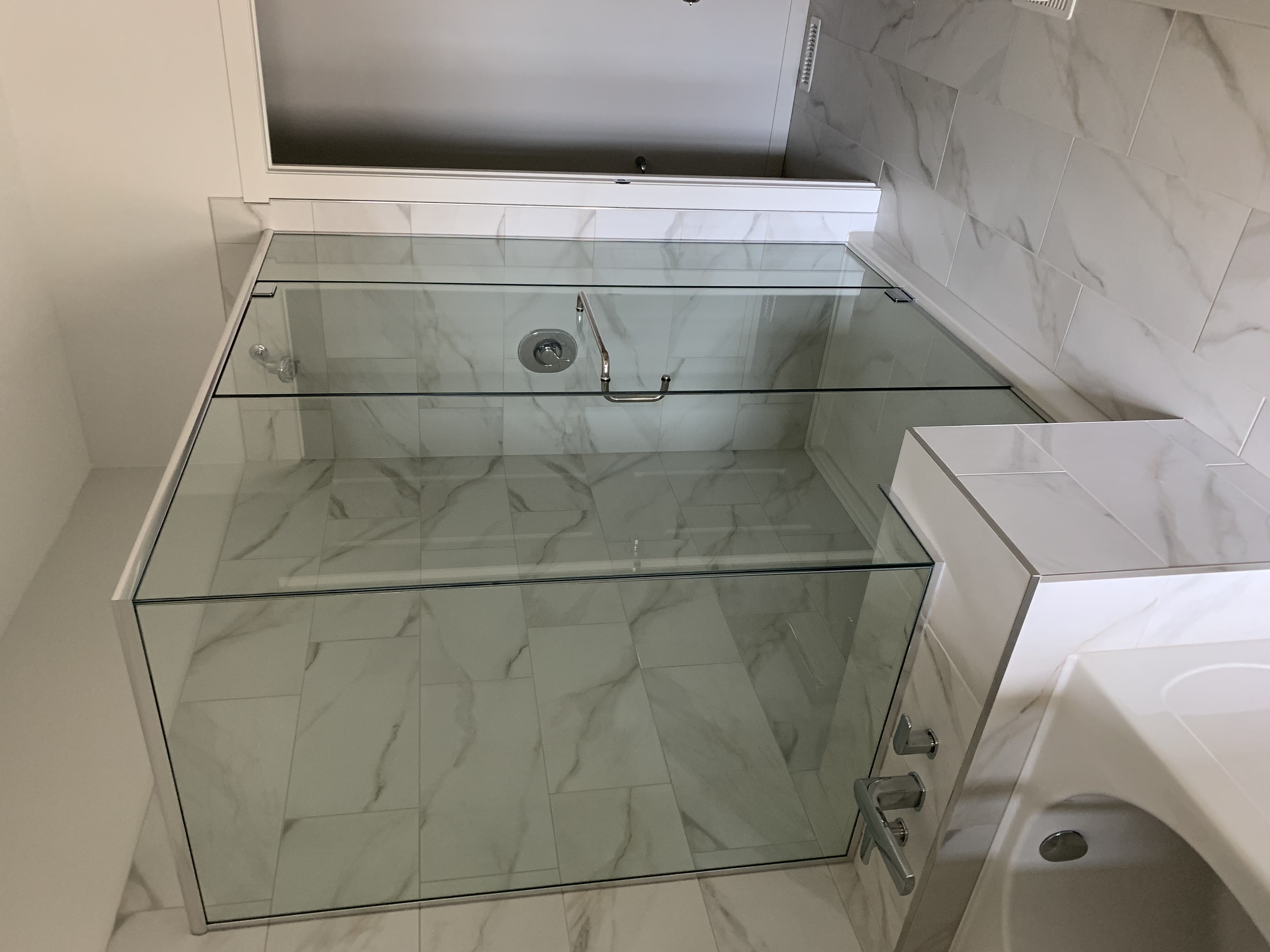 Shower project in Leduc