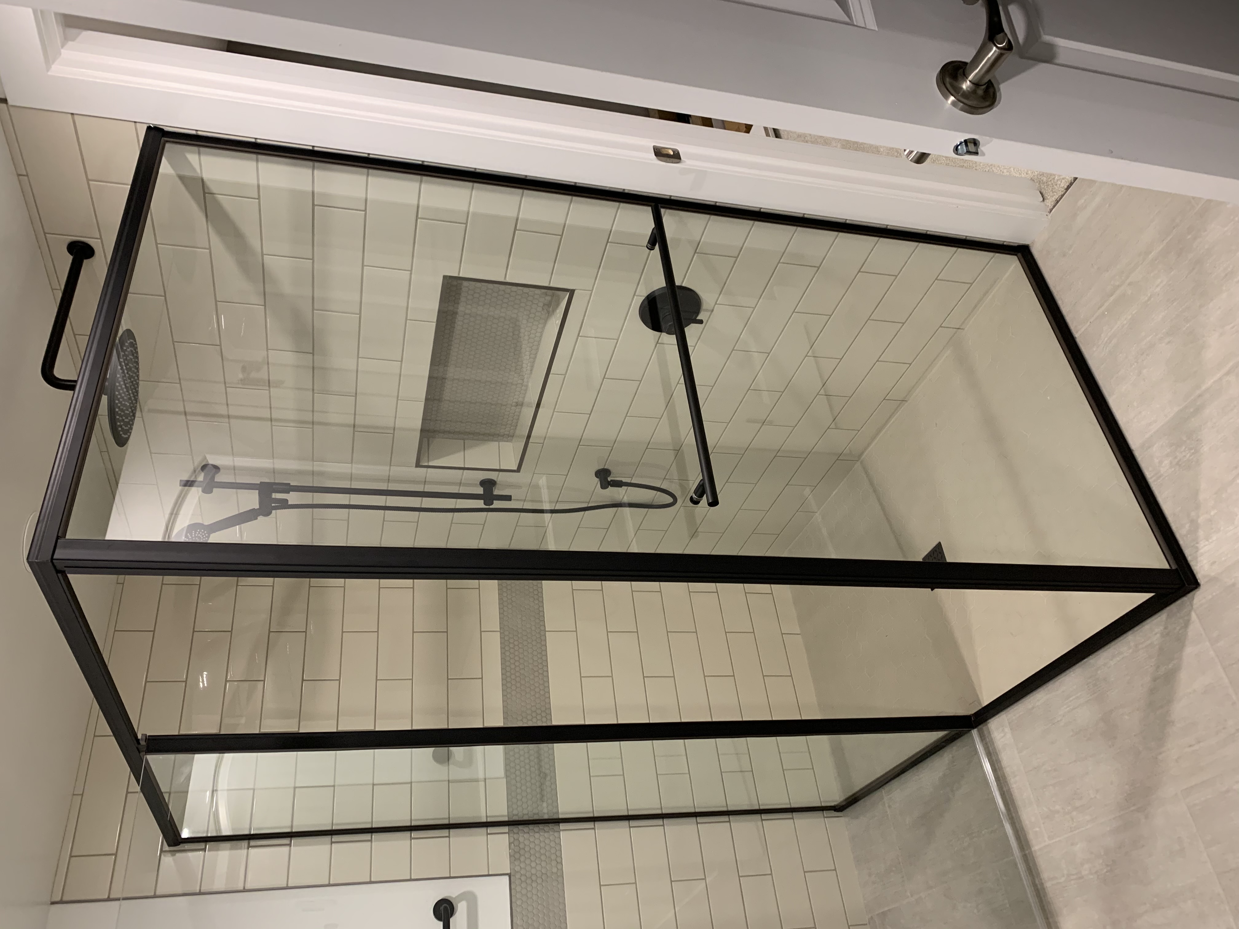 Shower project in Stony Plain