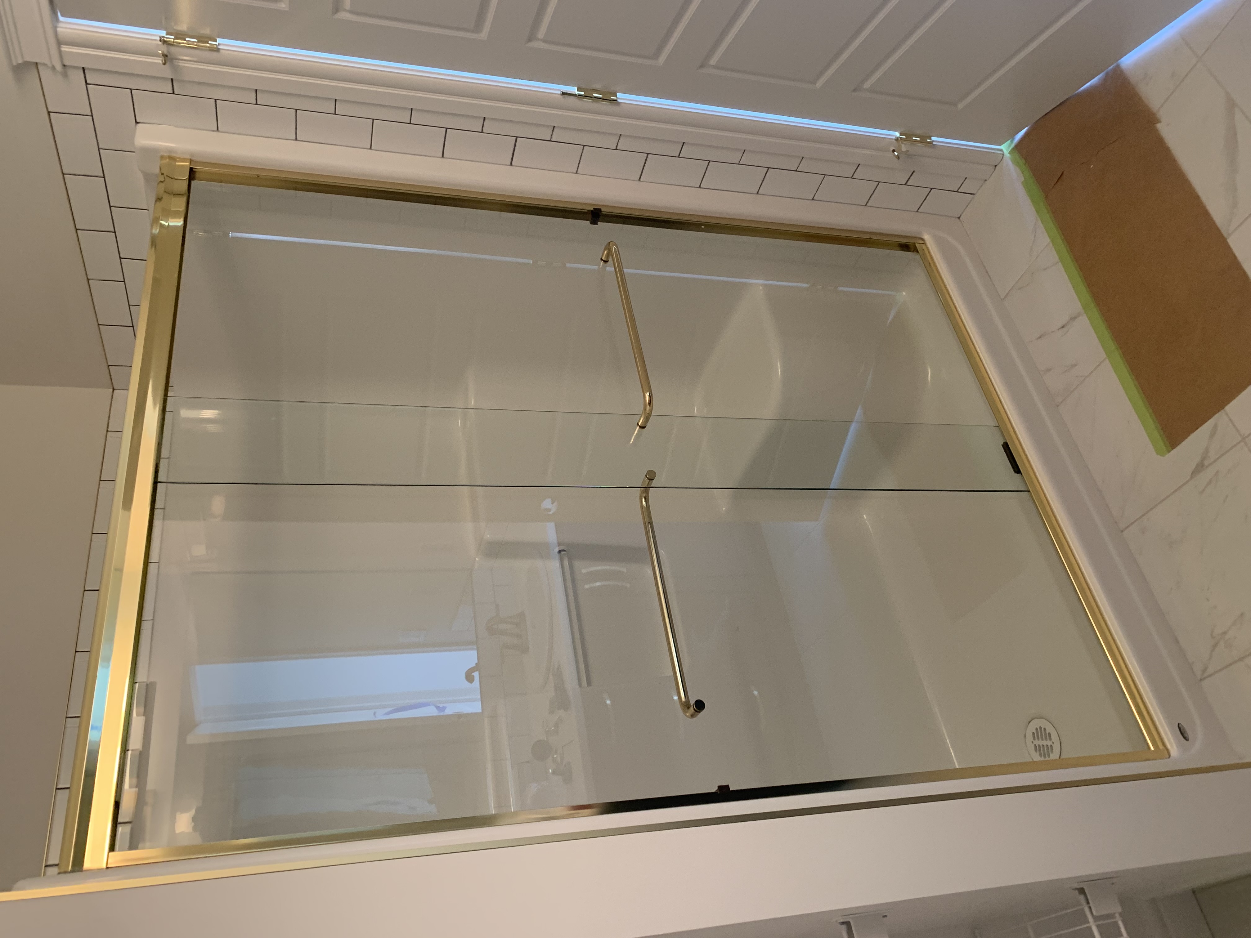 Shower project in Spruce Grove