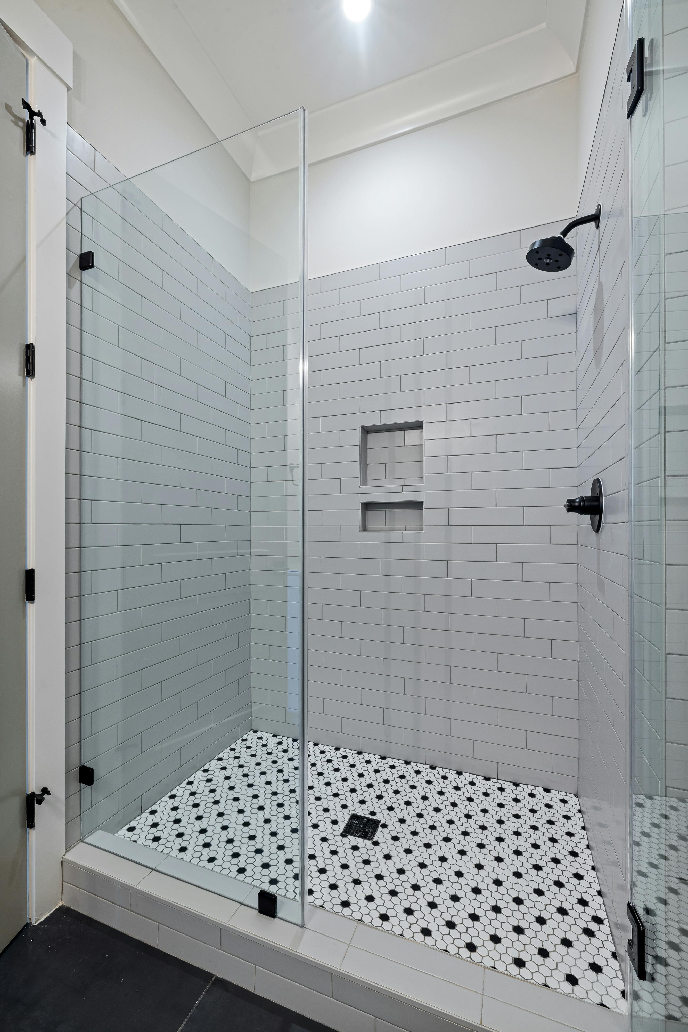 Custom shower remodel by Prairie Showers & Shelves